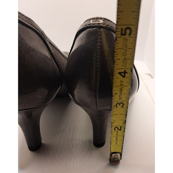 Life Stride Soft System Womens Charcoal Grey Dress Shoes Stiletto Heels 8.5 M - Picture 7 of 8
